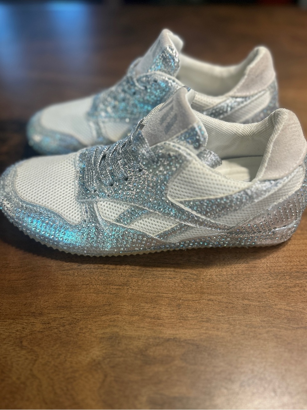 Women’s‎ Silver Glitter Rhinestone Shoes
